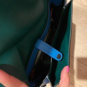 Coach Saddle 23 'azure' crossbody purse